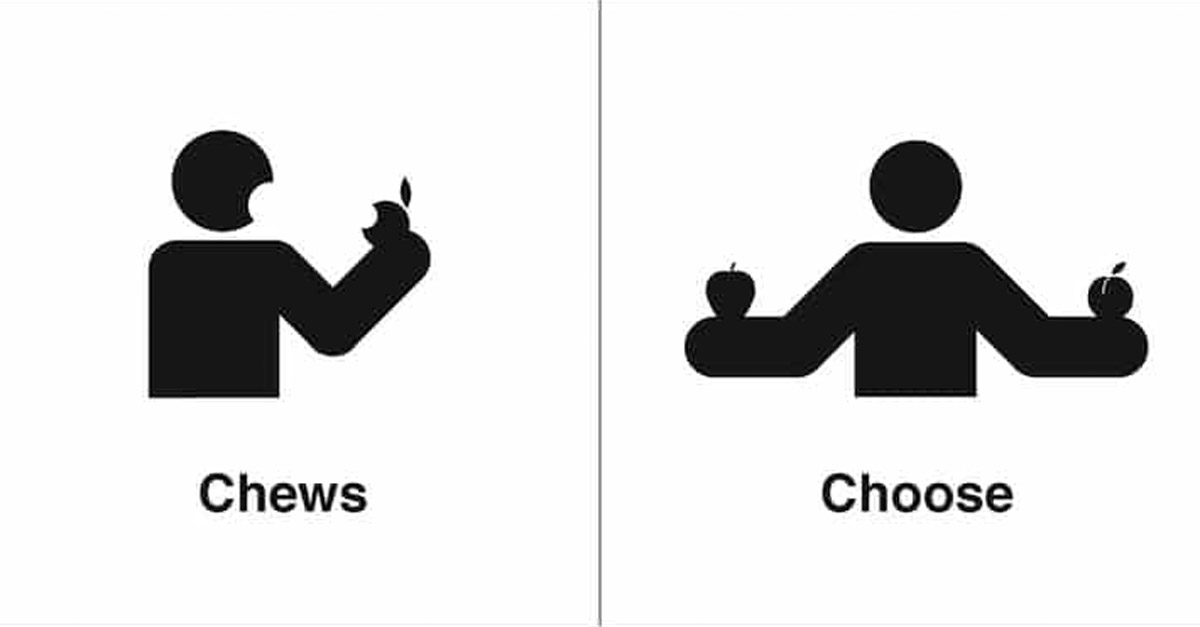 Chews and Choose Homophone