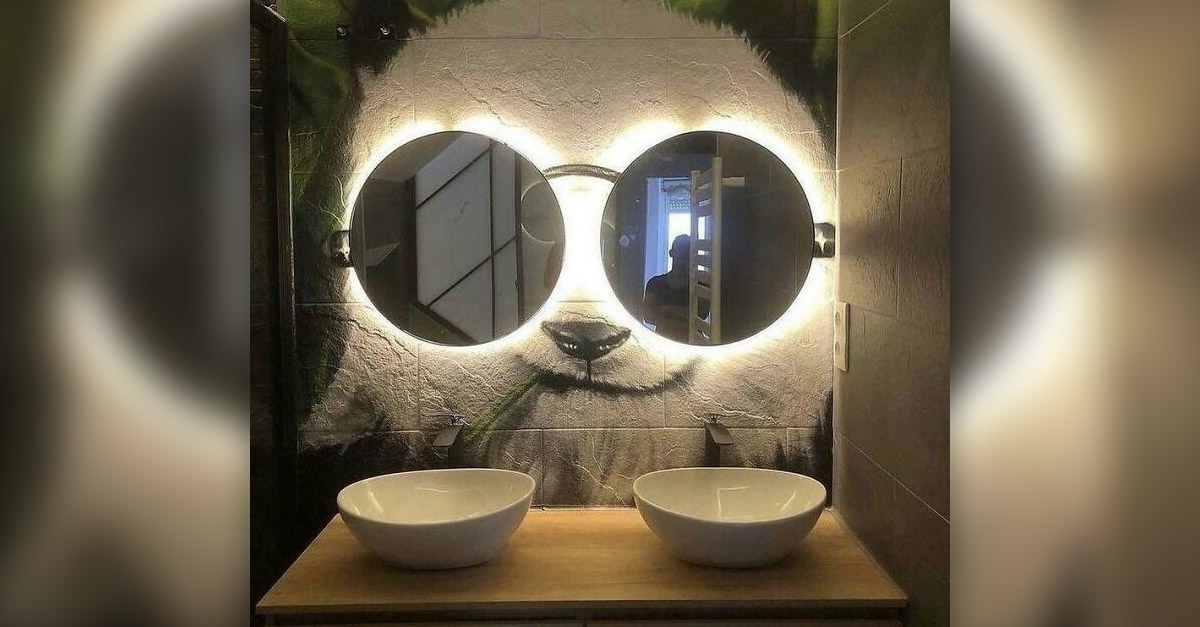 Panda Mirror Design