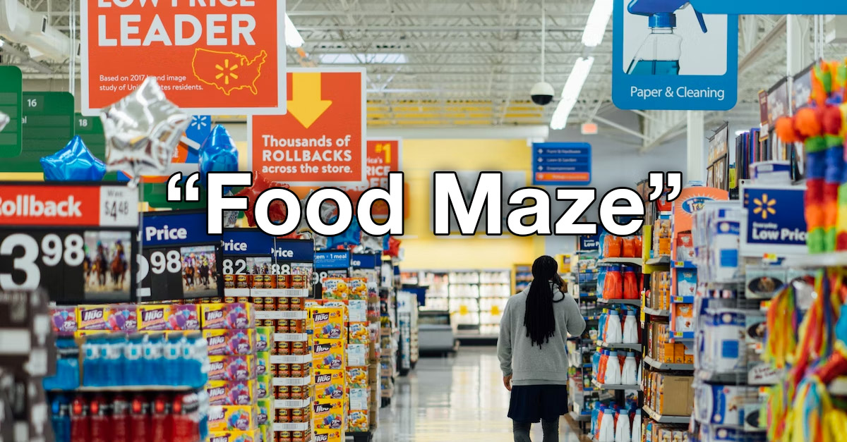 Supermarket is now called a Food Maze - New Names By Kids
