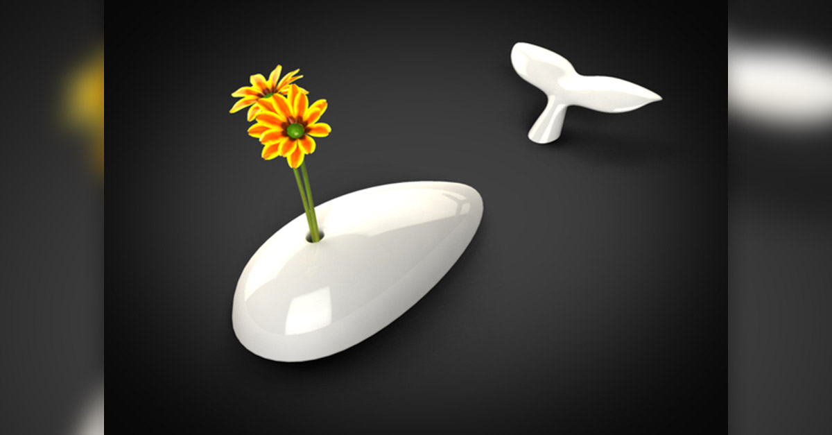 Whale Flower Pot Design