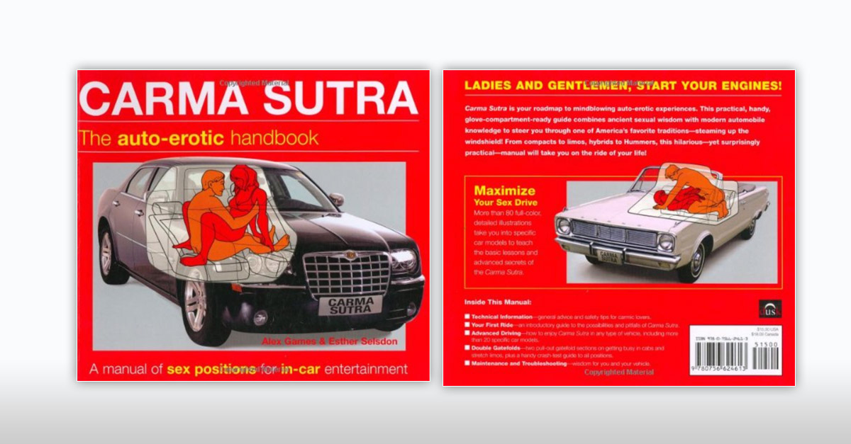 Carma Sutra Funny Book Titles R Amazing